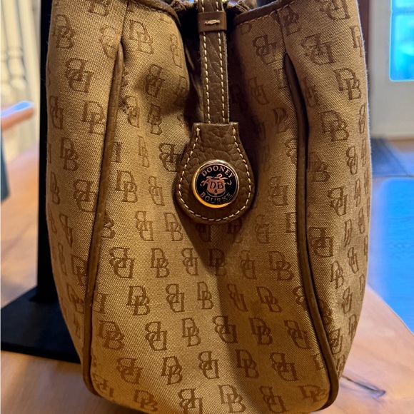Dooney & Bourke Vintage Signature Monogram Satchel - Picture 4 of 15